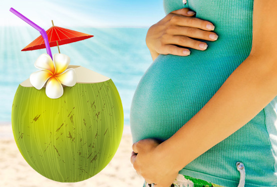 Điều kì diệu từ việc mang thai uống nước dừa