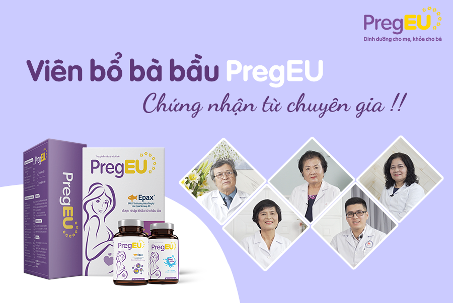 Viên uống bổ sung dinh dưỡng PregEU giúp mẹ bổ sung sắt trong suốt thai kỳ