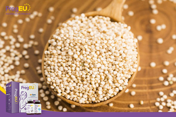 Quinoa cũng nằm trong danh sách các loại ngũ cốc lành mạnh với mẹ bầu