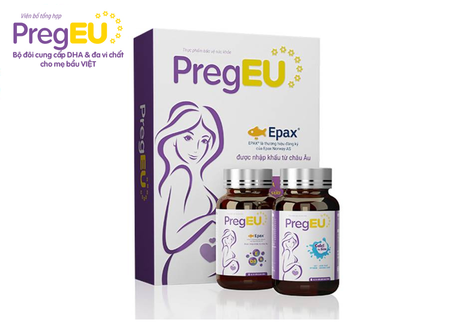 PregEU là viên uống tổng hợp bổ sung vitamin, khoáng chất và DHA cho bà bầu được nhiều người tin dùng