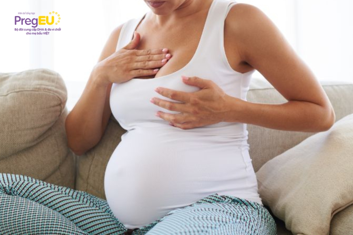 Đau ngực khi mang thai do chứng nghẽn mạch máu